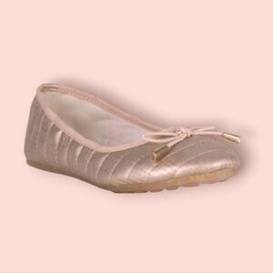 danskin  adore quilted  memory foam ballet flats
